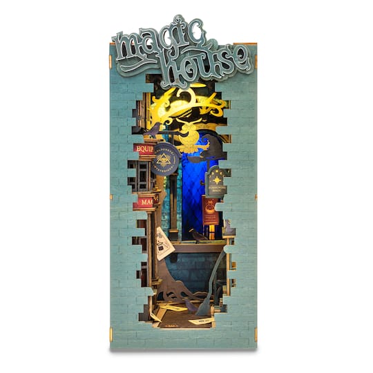 Rolife Magic House Miniature Bookend Kit